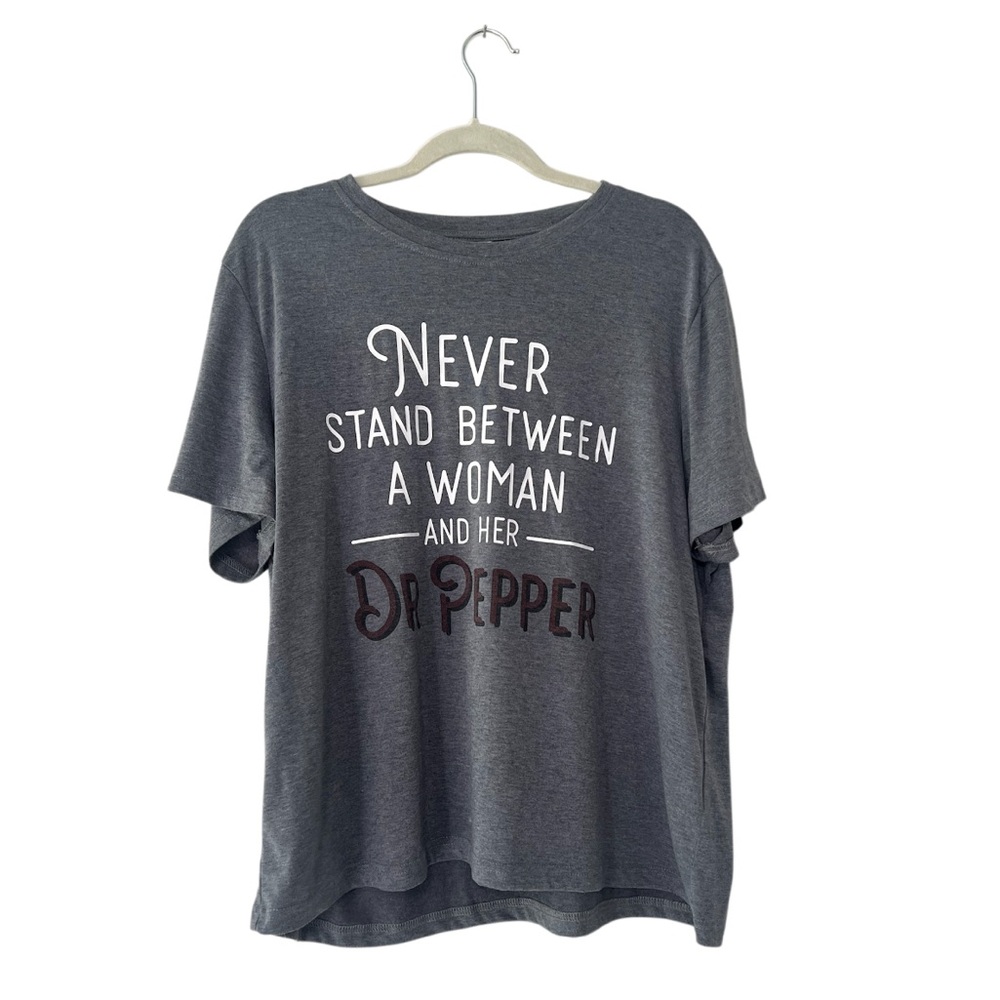 Gray Dr Pepper Graphic T-Shirt